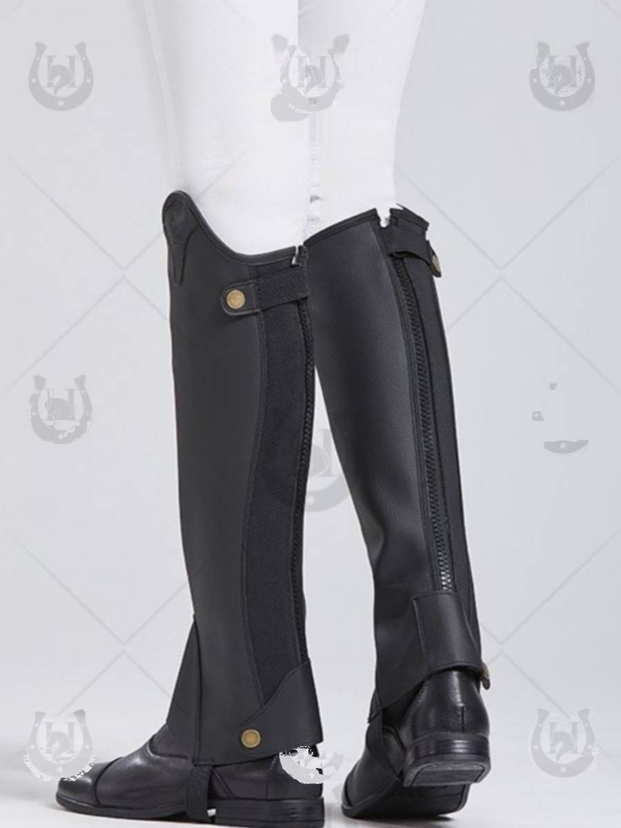 Adult children's cowhide summer equestrian legs protective leg protection legs riding leg protection leggings protective equestrian equipment