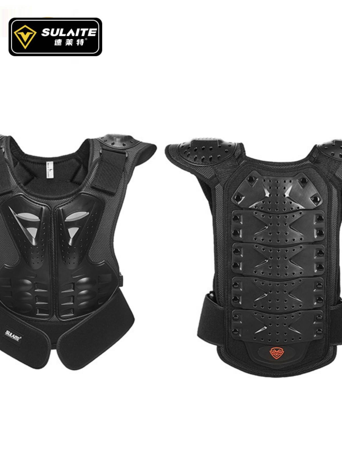 ZoIet children's armor-carrying gear, baby skating for chests, back-reflection horse cycling to prevent break-ups