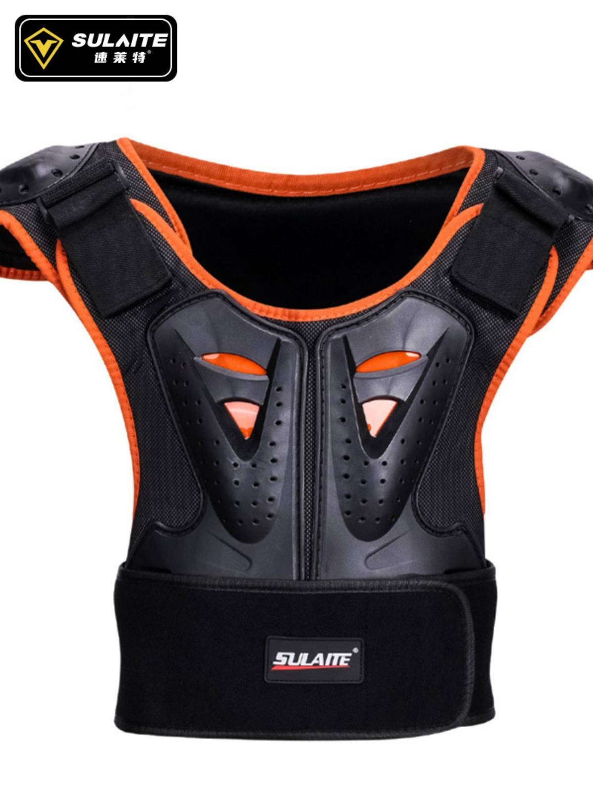 ZoIet children's armor-carrying gear, baby skating for chests, back-reflection horse cycling to prevent break-ups