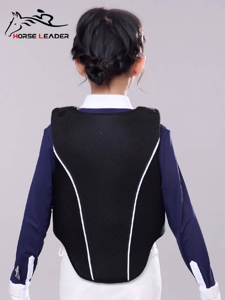HorseLeader Children's Equestrian Anti -Armored Equestrian Equipment Protective Vests Shock Decoction Thickening Deep -resistant