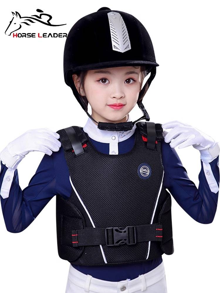 HorseLeader Children's Equestrian Anti -Armored Equestrian Equipment Protective Vests Shock Decoction Thickening Deep -resistant