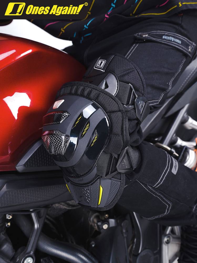 ONESAGAIN motorcycle anti -attack and men's locomotive Short carbon fiber knee -knee -knee -cord off -road riding equipment