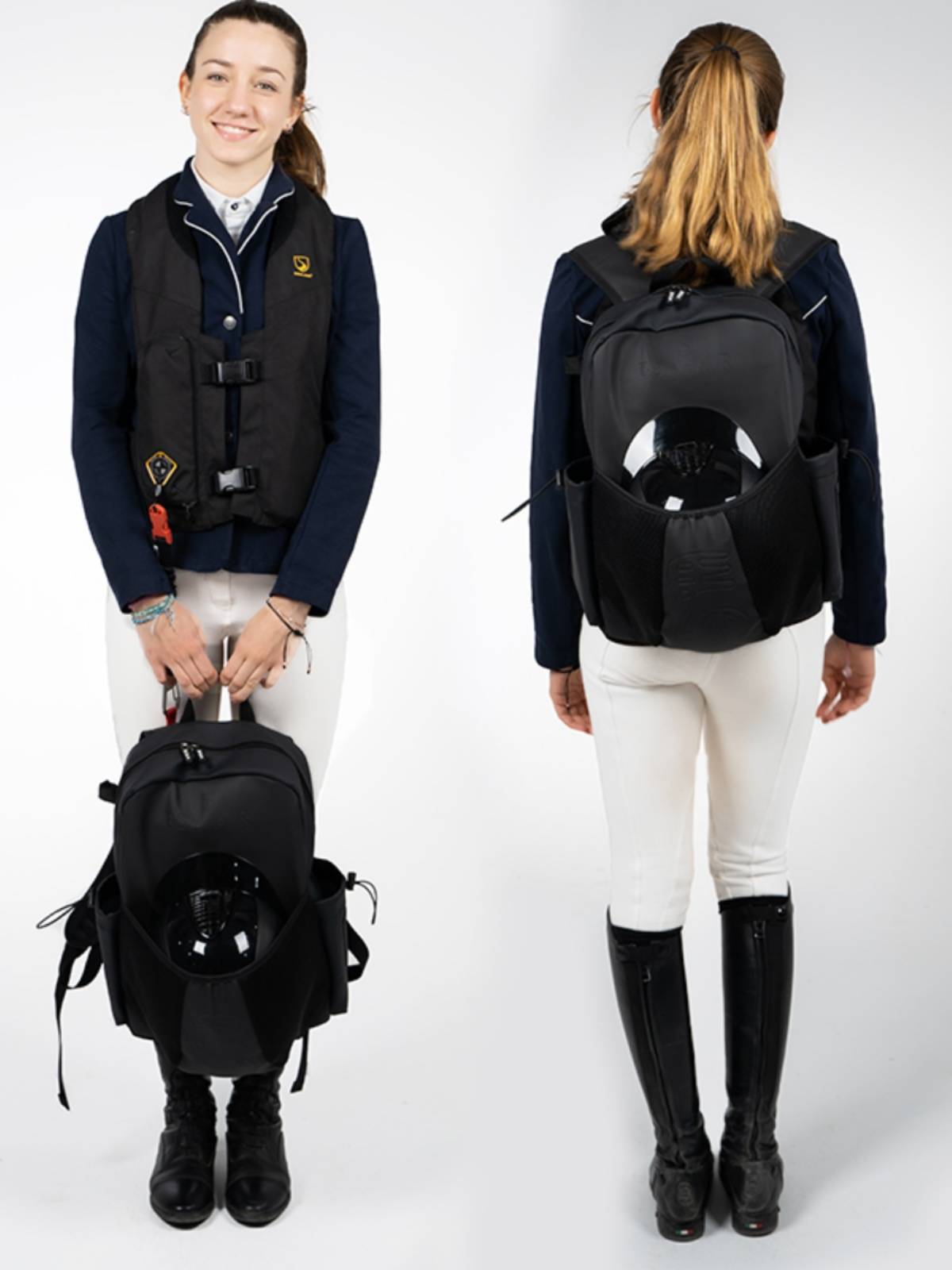 Inflatable equestrian armor children's riding protective anti -fall airbag vest vest, holy shield adult armor riding equipment