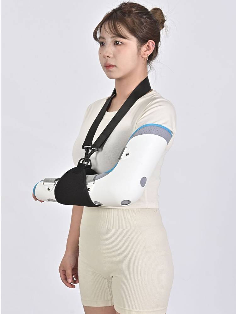 Elbow joint fixation support for adult children over elbow arms fractures and dehydrated rehabilitation camisole can be adjusted