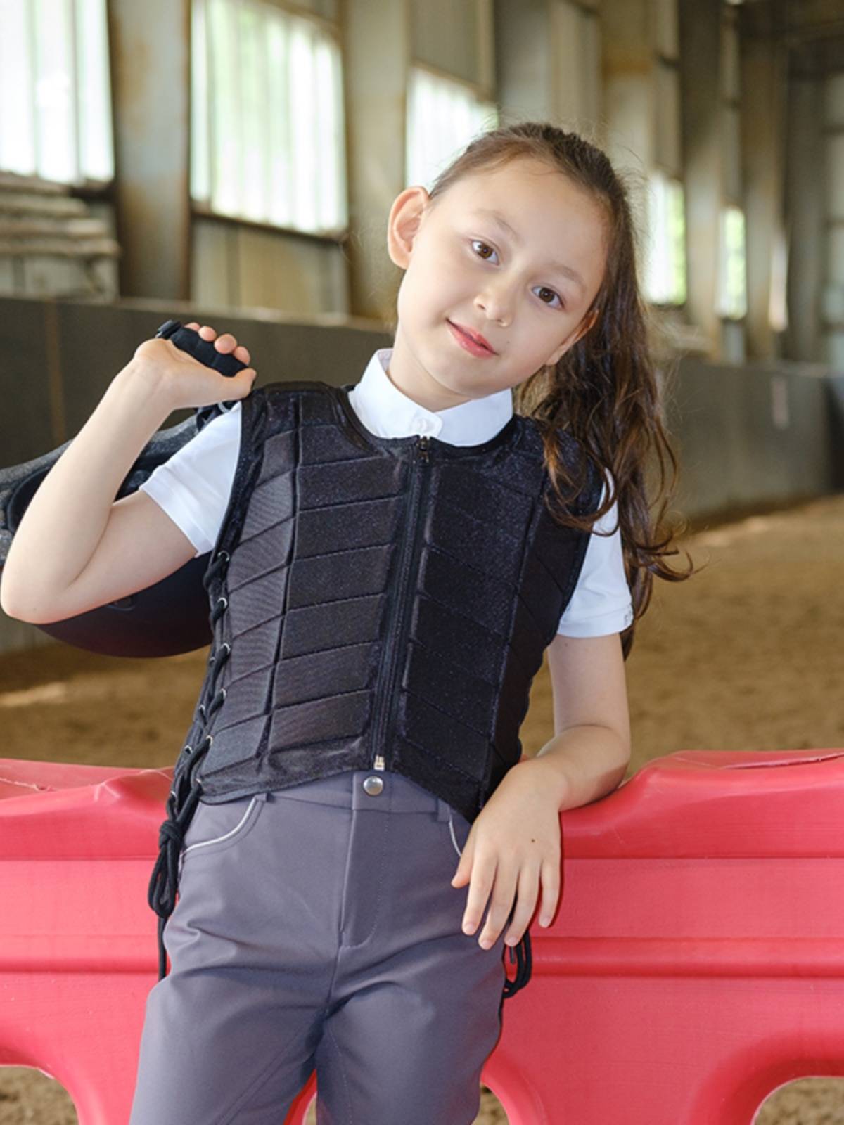 EPONA Children's Equestrian Equipment Equestrian Armor -like Light Equestrian Sports Safety Protection Anti -Cangels