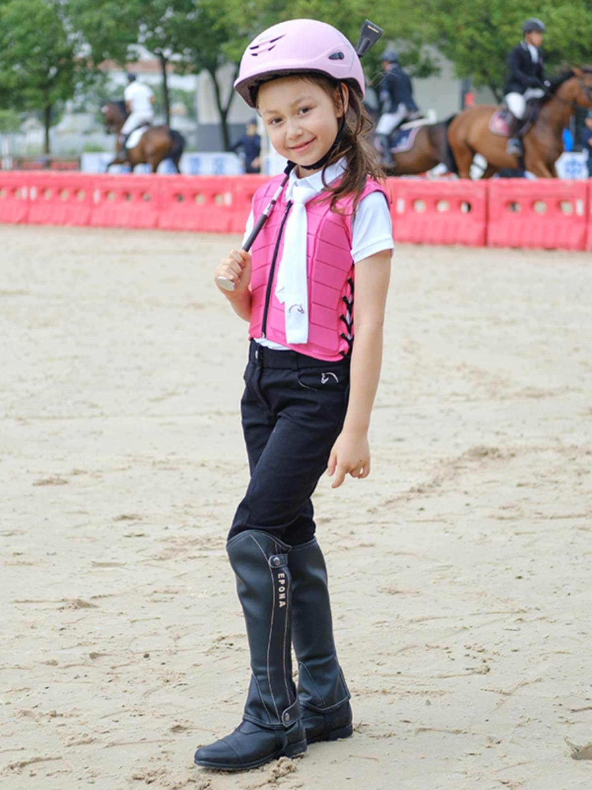 EPONA Children's Equestrian Equipment Equestrian Armor -like Light Equestrian Sports Safety Protection Anti -Cangels