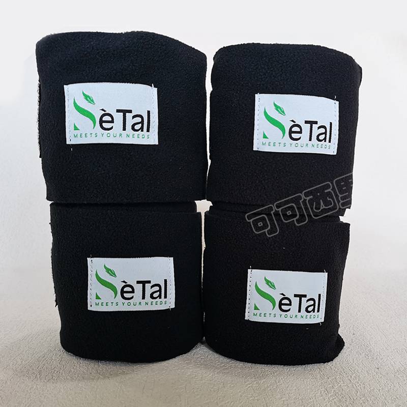 Double -sided velvet horse tie horse -legged legs and horses bandage 4 horses -legged leg anti -collision wrist hoof protective equestrian equipment