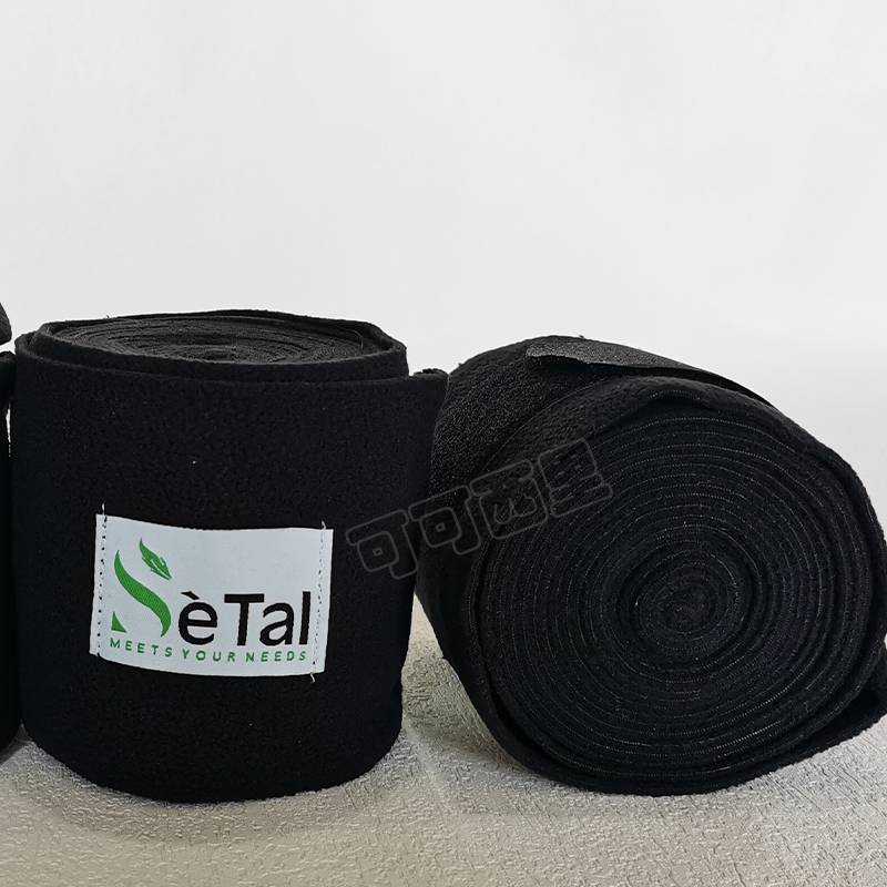 Double -sided velvet horse tie horse -legged legs and horses bandage 4 horses -legged leg anti -collision wrist hoof protective equestrian equipment