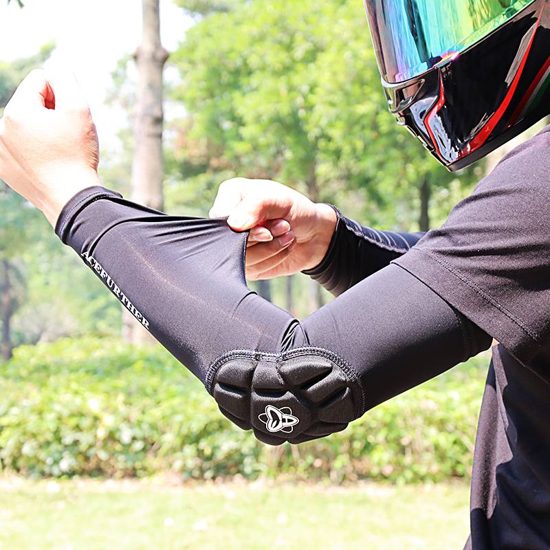 Summer motorcycle cycling ice sleeve hand sleeve sleeve sleeve kavier men's sunscreen breathable protective gear anti -felling elbow arm