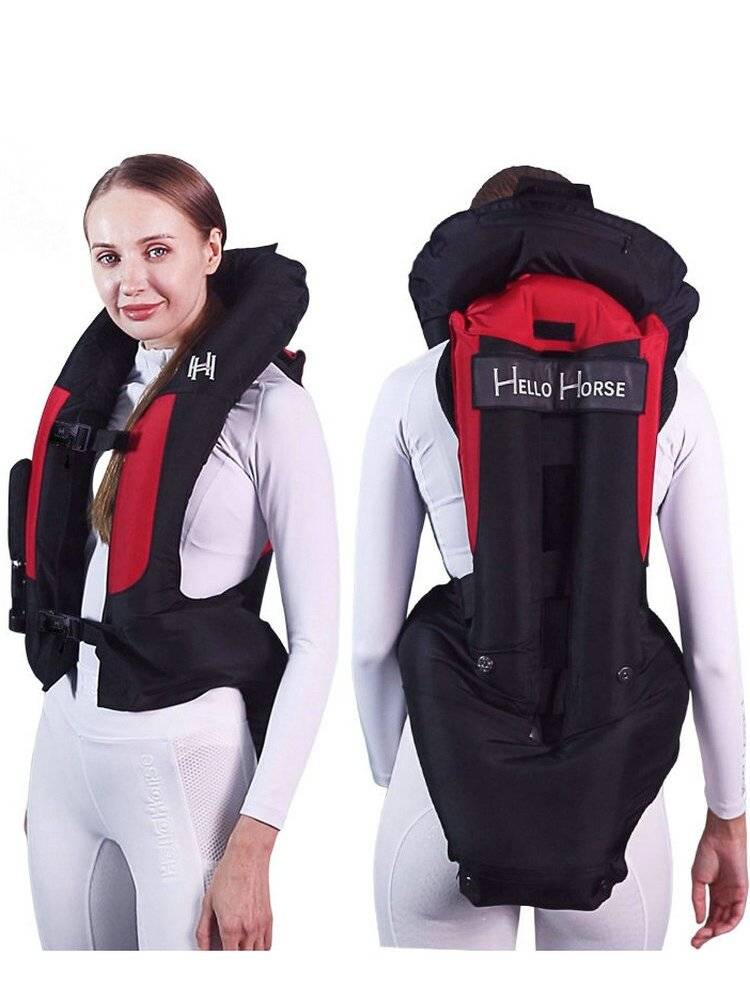 Hello Horse Equestrian Anti -Armor Armor Riding Protective Vest Flequespace, Safe, Passion -breathable Men and Children