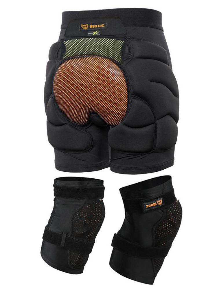 MOUC blockbuster D3O protective tail spine anti -fall ski -hip knee suite men's and women's gear equipment equipment and hip pads