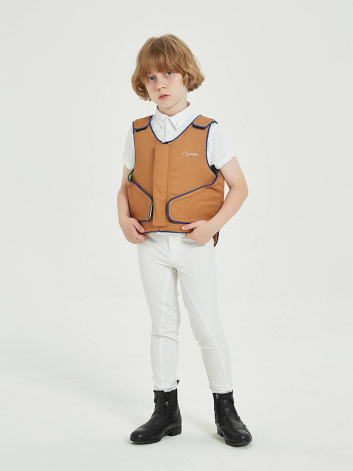 EPONA Equestrian Armor Children's Light Protection Vests Anti -Blid Vests Metable Equipment Equipment Equestrian Clothing