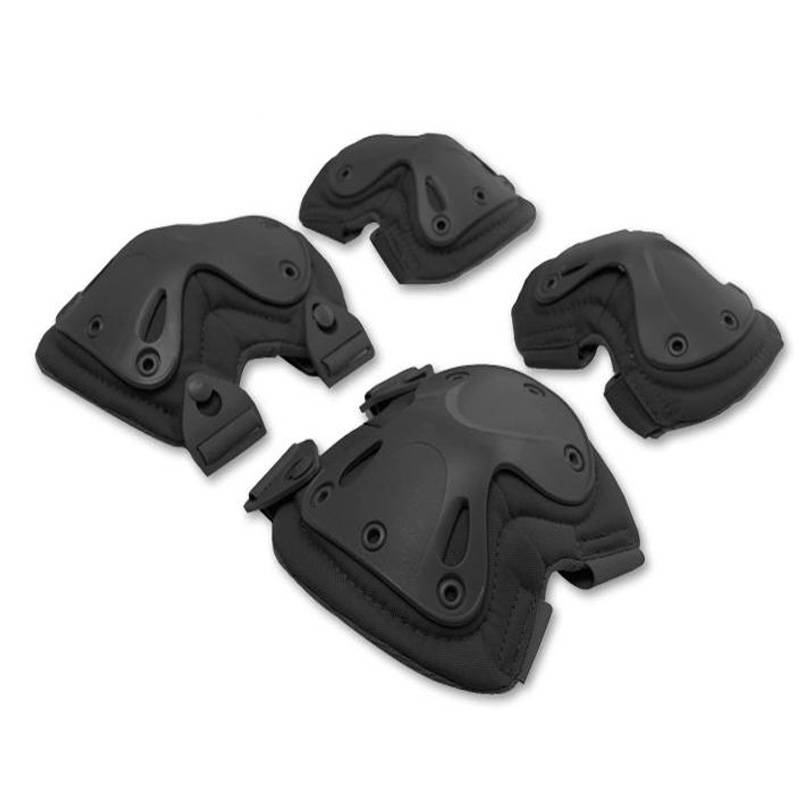 Tactical knee pad elbow set outdoor male military fan version of kneeling training equipment riding protective four -piece suit