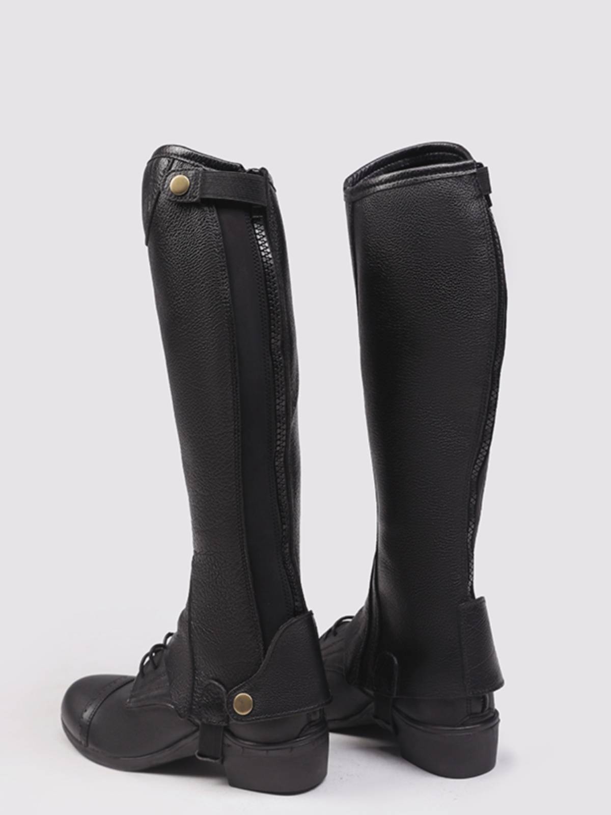 Leather Equestnia Leap Equestrian Legard Men's CHAPS Horse Leg Lord Knight Equipment Protective Equestrian Equestrian Legs