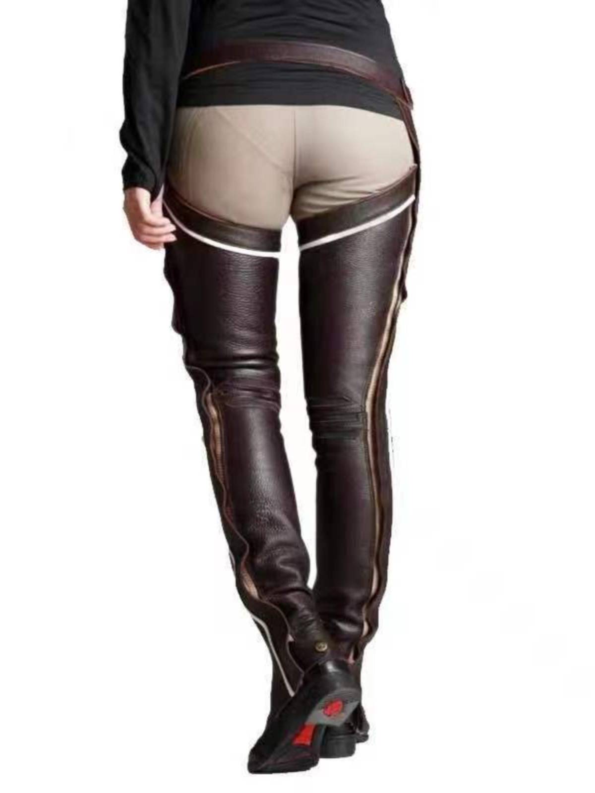 Dakang Equestrian Equestrian Chief Chari Winter Dalu Equestrian pants warm leather pants long leather pants