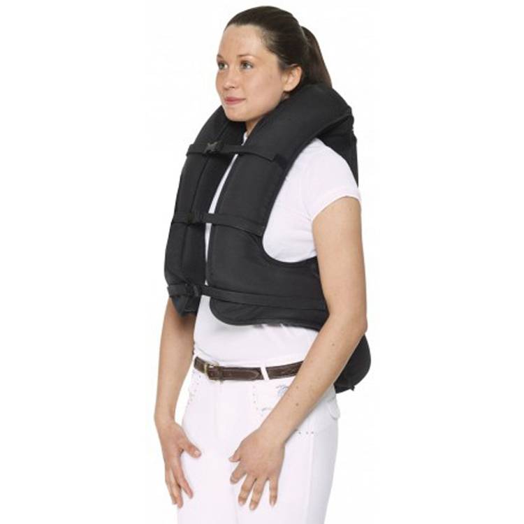 High-end super-low ropes out of horse-riding air-bag-protected vests for steroids