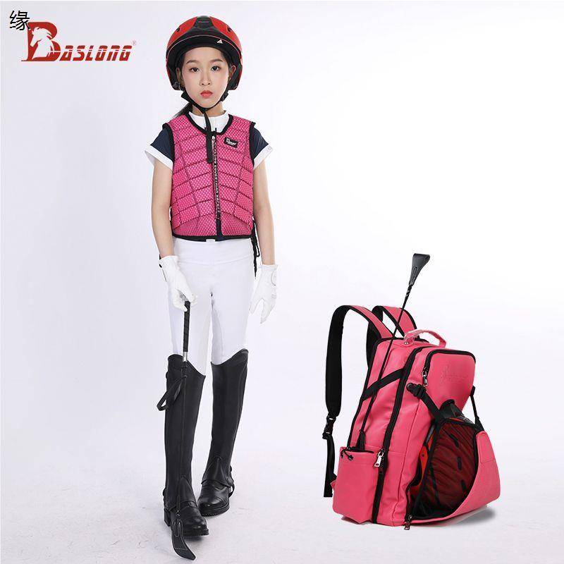 Children's Equestrian Spring and Summer Set Men and Girls Riding Equipment Ride -up Lerry Lord T -shirt Horse Pants Gloves Hands Boots