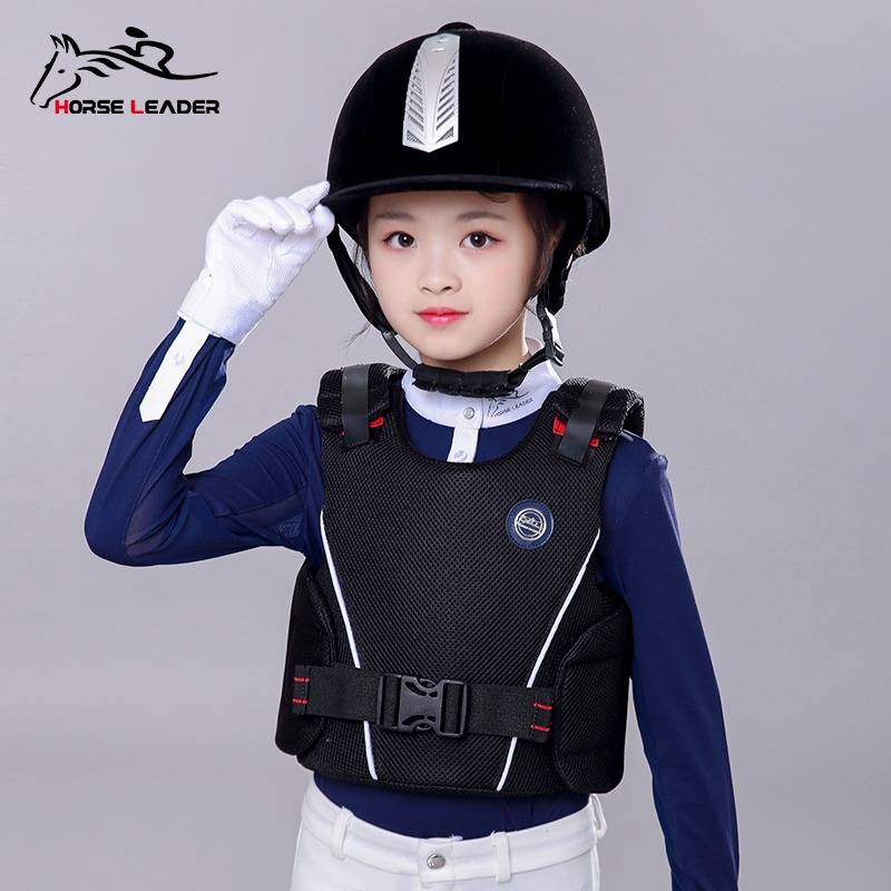 HorseLeader Children's Equestrian Anti -Armored Equestrian Equipment Protective Vests Shock Decoction Thickening Deep -resistant