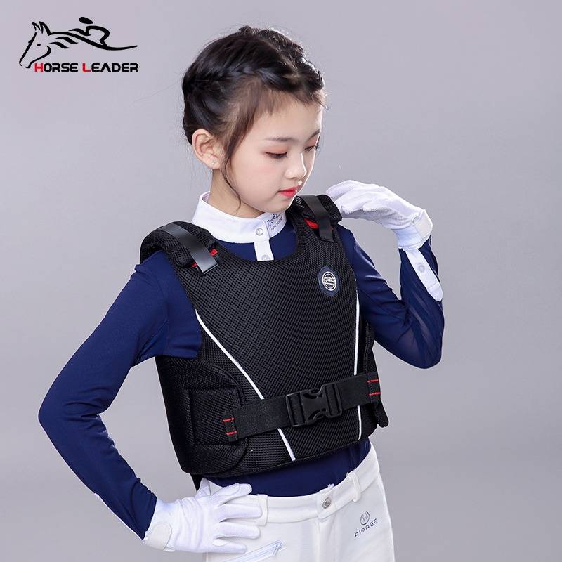 HorseLeader Children's Equestrian Anti -Armored Equestrian Equipment Protective Vests Shock Decoction Thickening Deep -resistant