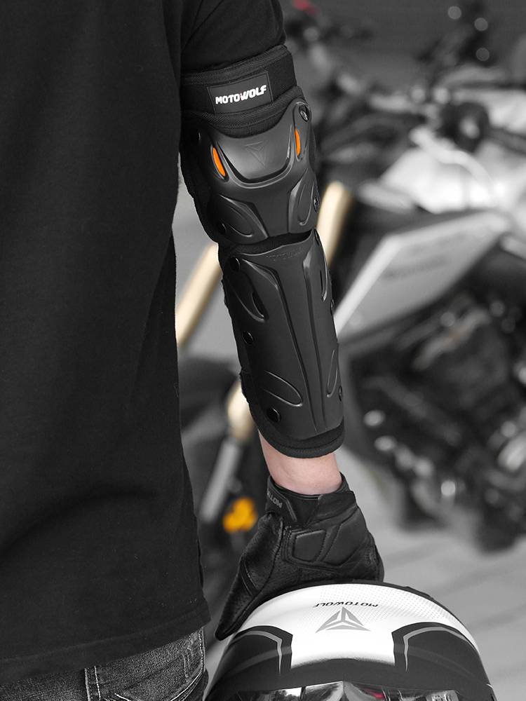 Mo -wolf Motorcycle Kneeling Protective Protective Elbow Leg, Leg, Flinking Cross -country Motor Equipment Men and Women's Men and Women