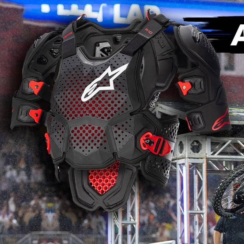 Alpinestars Italian A -Star Armor Nursing A10 A10 off -road motorcycle riding equipment chest protection gear protection