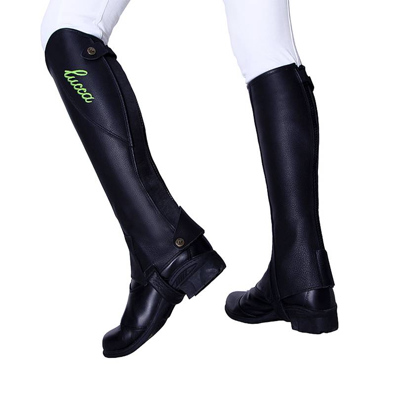 Lucca embroidered leather equestrian legs protective men's and women's knights equipped with Rocky Horse 8105011