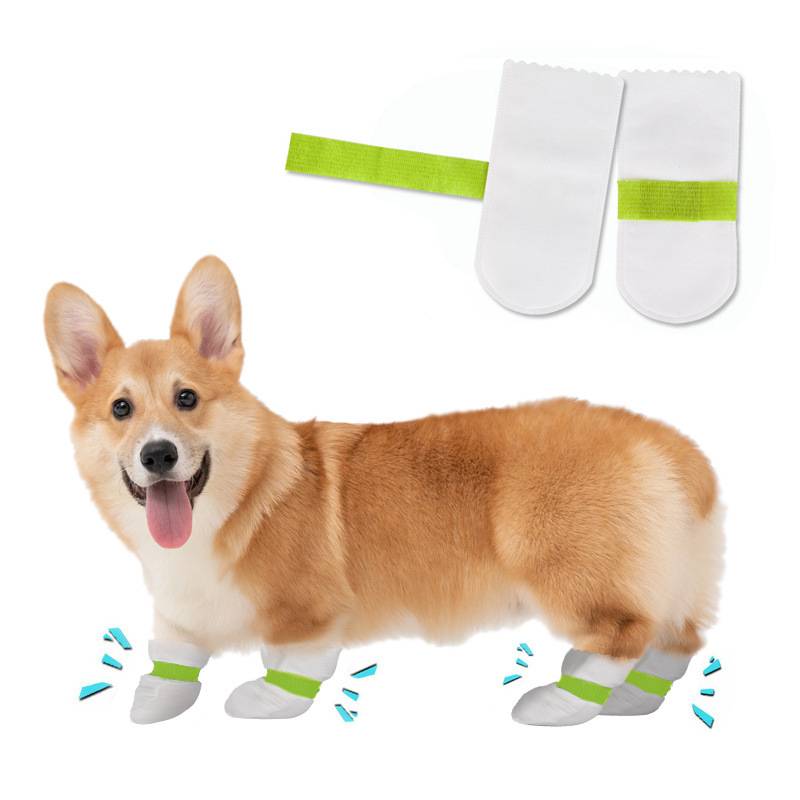 Labrador's special dog walking dog walking feet shoes waterproof waterproof anti -out -out shoe cover feet anti -dirty artifact