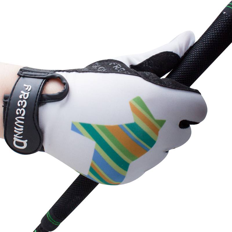 Colored Parcete Gloves Summer Children's Equestrian Gloves Riding Gloves Rock Horse 8104108