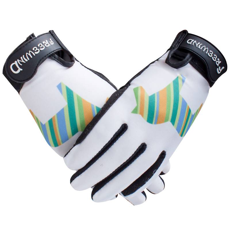 Colored Parcete Gloves Summer Children's Equestrian Gloves Riding Gloves Rock Horse 8104108