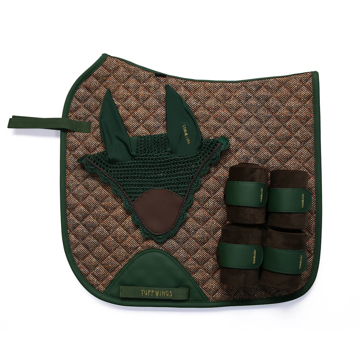 TF horse tea brown human character pattern retro obstacle equestrian pad dance step stallion drawer set horse care hub hood