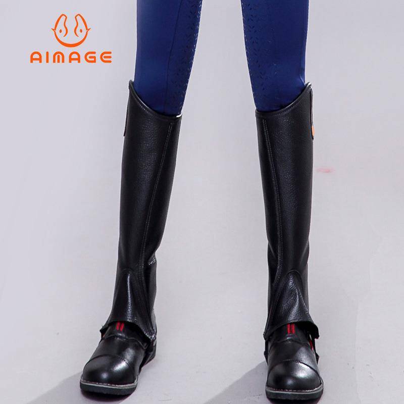 Yuema Huifan supplies Child equivalent Equipment Equestnic Legeted Legs, wear -resistant, breathable super fiber riding horses and horses, leggings, leggings