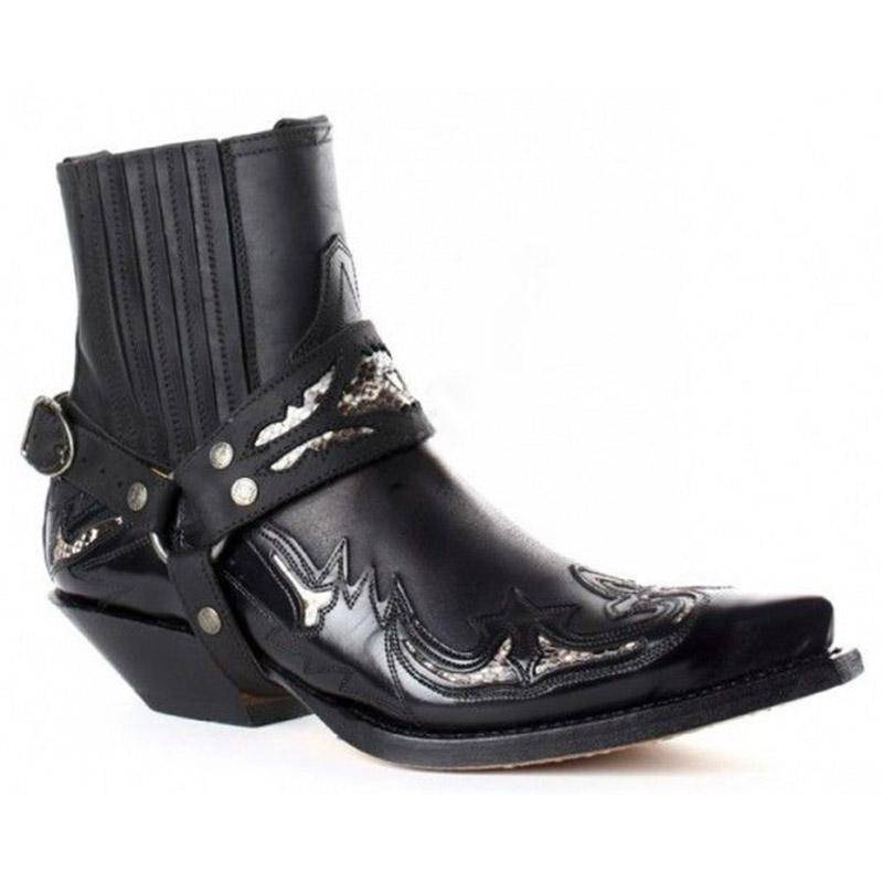 West Cowboy Boots, 2023, fresh retrospective short boots, small crowds designed men's shoes to ride horses