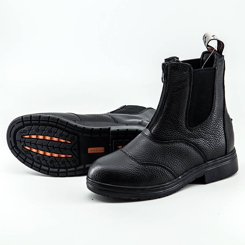 France entering oral cowhide short boots comfortable and breathable horse riding training competition Knight children's leather equestrian horse boots