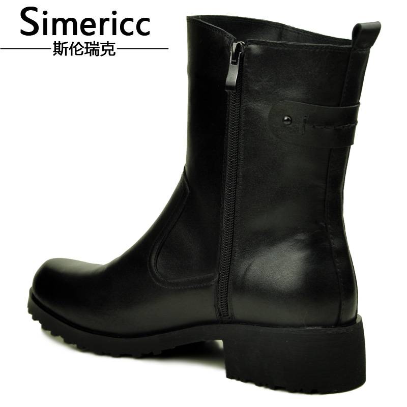 All -leather boots male leather boots in Martin Boot Boot Boots Boot Boots Warm Snow Chelsea boots 919