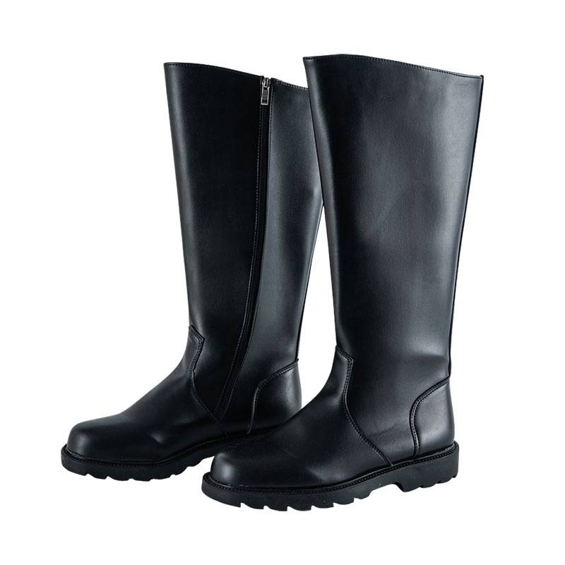 Hireman High Person Boots Men's High Leather Boots Men's Shoes COSPLE Anime Flag Rick Ride Boot Boot Boots Boots Martin Boots
