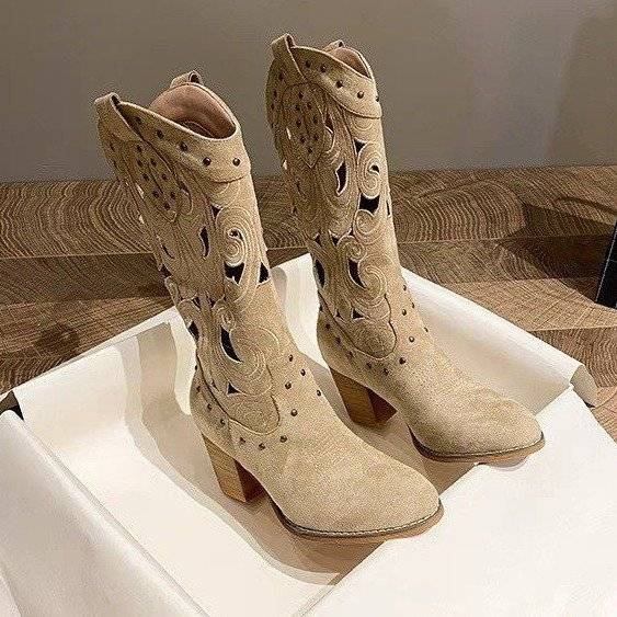 The white and white high and the new 2023 for the West Cowboy Boots