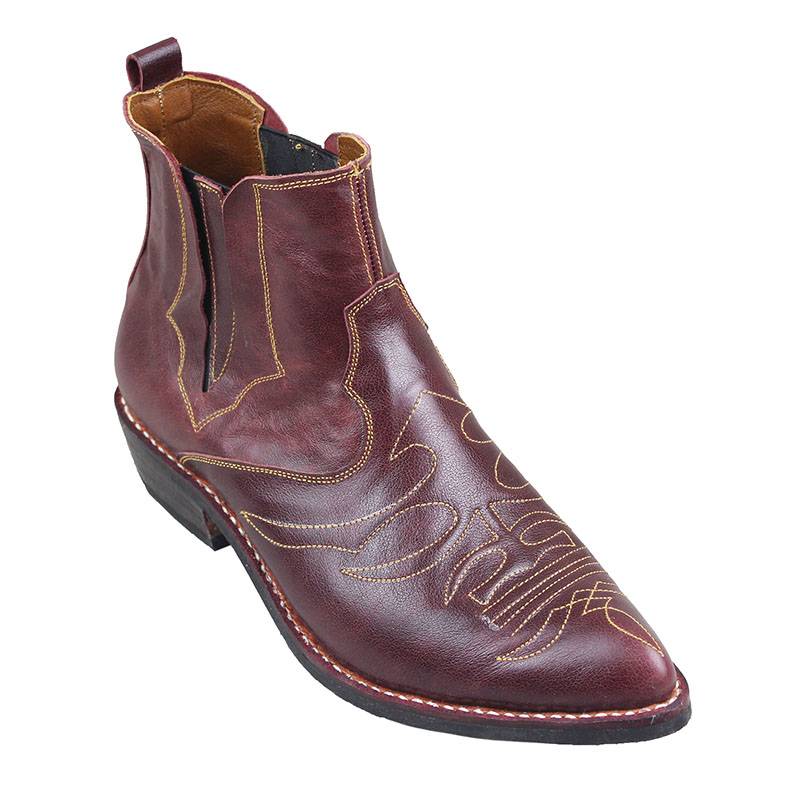 TB860 Guteyee craftsmanship all handmade sewing western denim boots, horse boots, motorcycle boots