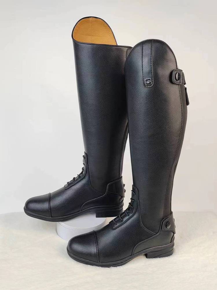 Cowhide equestrian boots riding shoes riding boots men's and women's riding boots, equestrian boots without cracking dancing horse boots