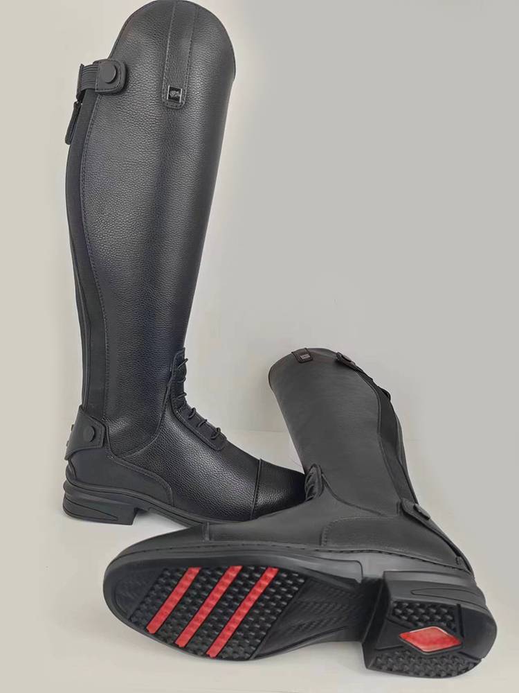 Cowhide equestrian boots riding shoes riding boots men's and women's riding boots, equestrian boots without cracking dancing horse boots