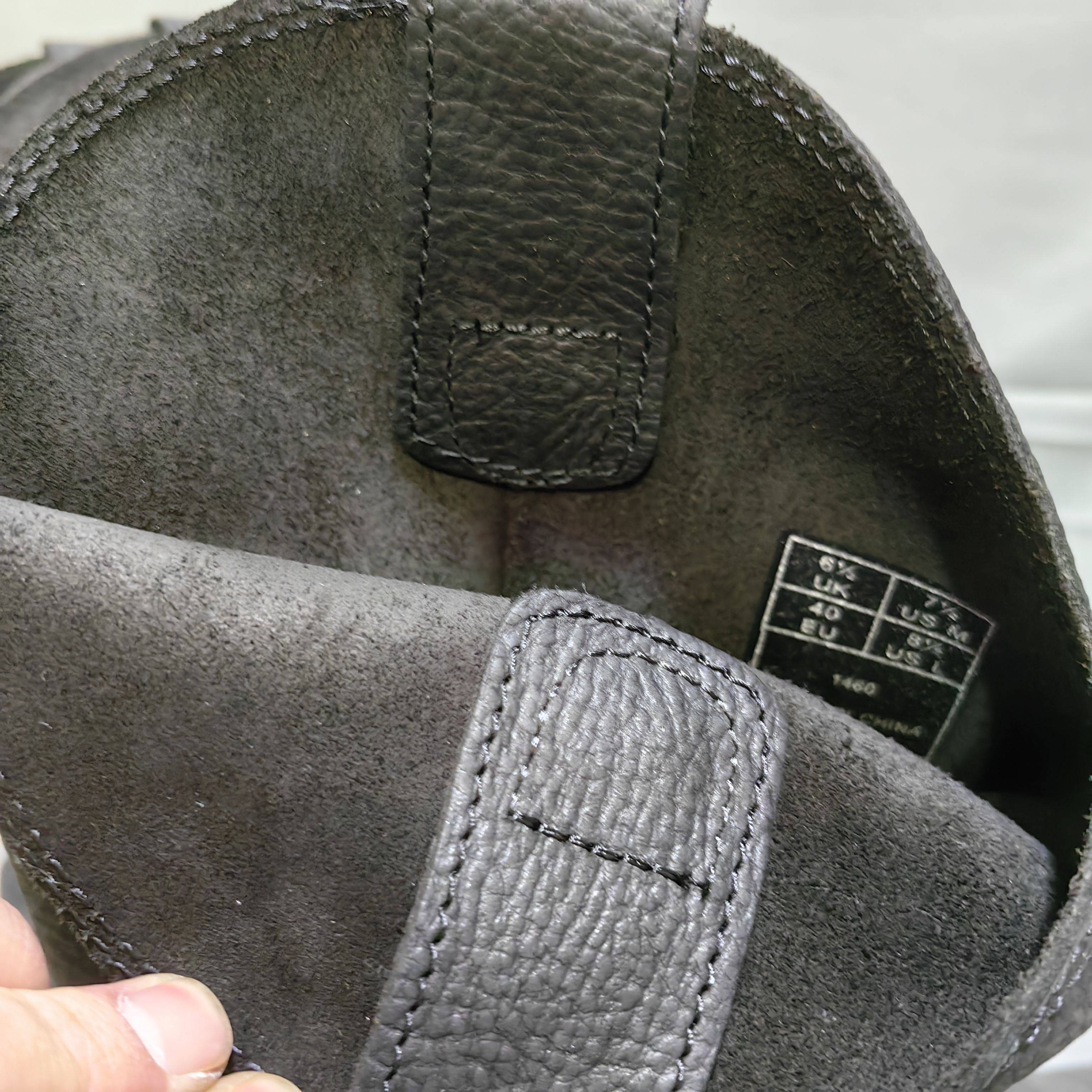 Mongolian boots Martin boots, martial arts boots, solid -off process breathable horse boots, leather denim short boots, knight boots