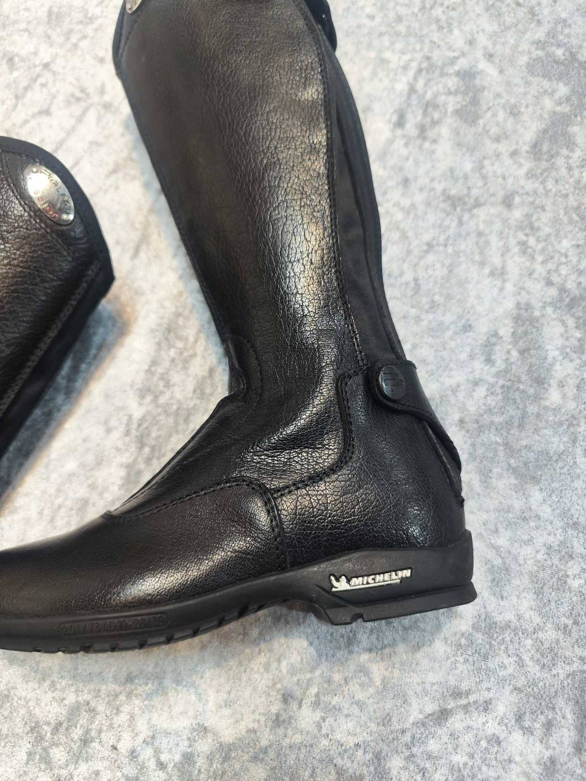 Italy imported Parlanti Michelin professional equestrian boots children's cowhide breathable professional barrier boots