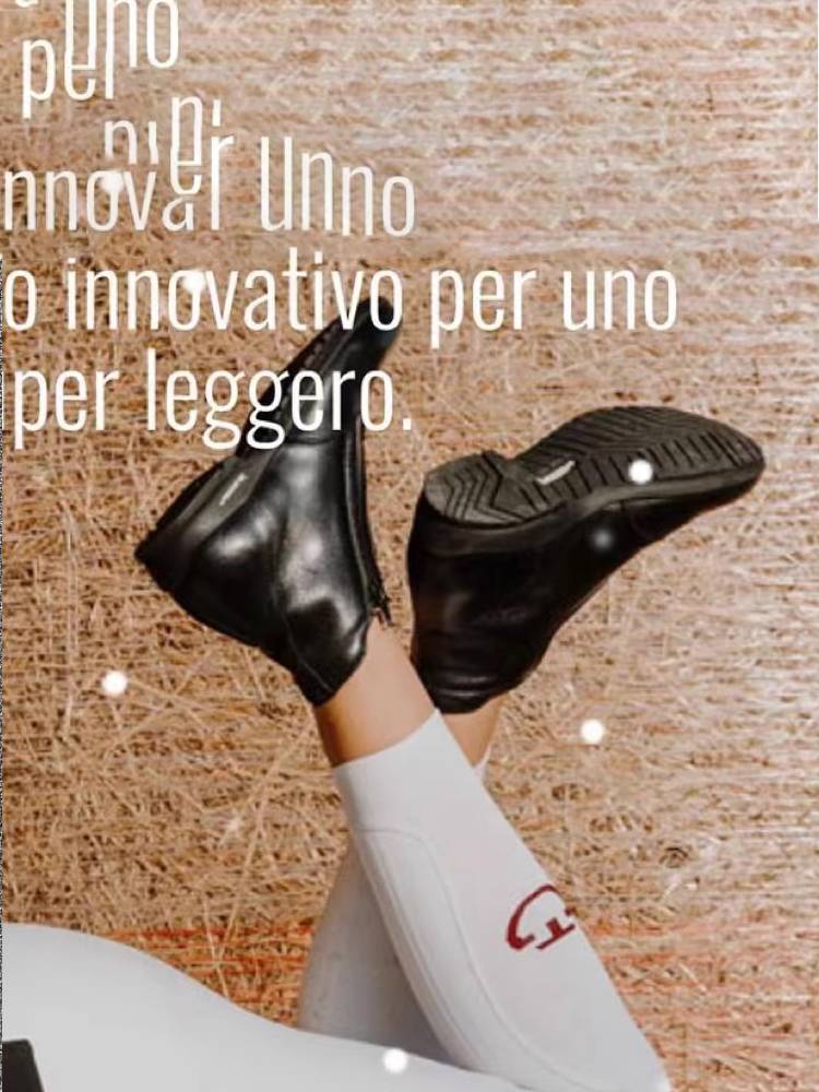 Italy imported Parlanti Michelin Sole Professional Equestrian horse riding short boots cowhide breathable professional horse boots