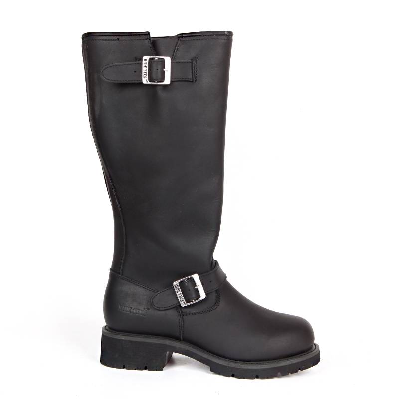 Autumn and winter leather motorcycle boots, high leather boots men's boots, waterproof Martin boots retro air -ventilated workpiece boots