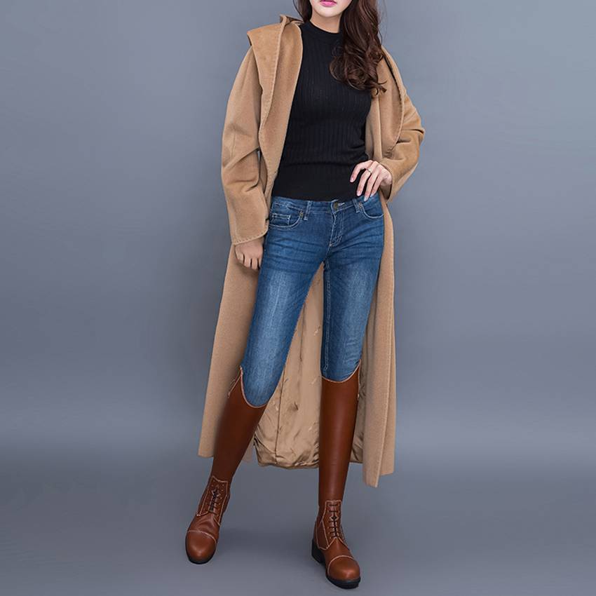 New Women's Boot Professional Equestrian Boots Female High Boots Boots Boots Wasteen Rubber Slide Slide Skiller Boots