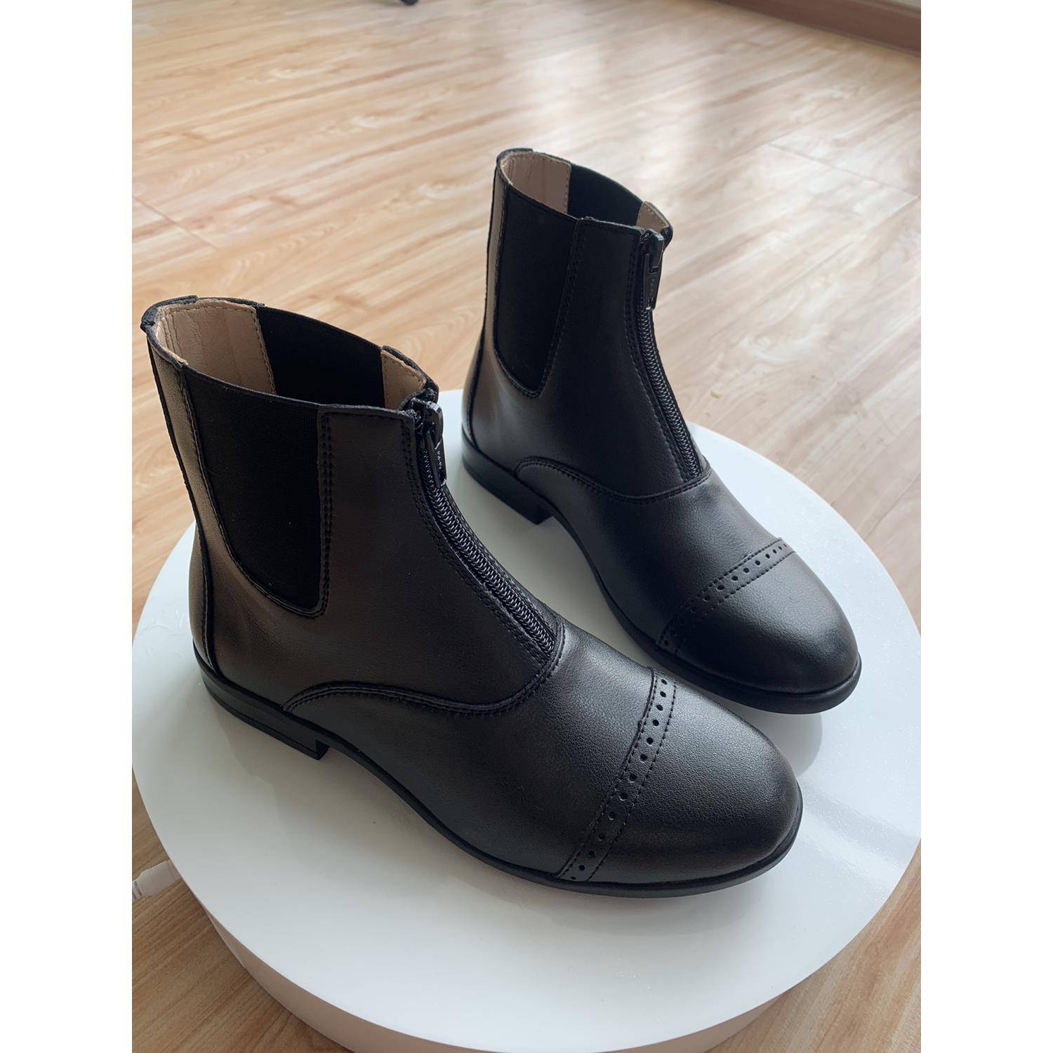 Children's equestrian horse boots short boots, non -slip and wear -resistant riding horse boots men's and female equestrian equipment adult horse boots equestrian supplies