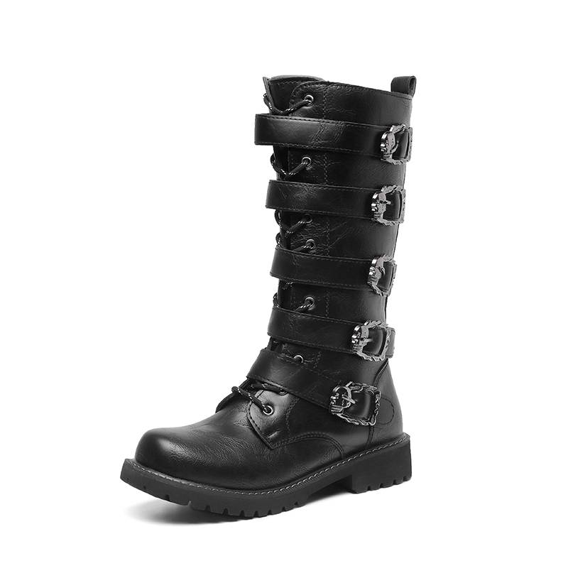 Men's boots autumn high boots, horse boots boots, boots, men's big scalp boots increase large size long cylinder Martin boots