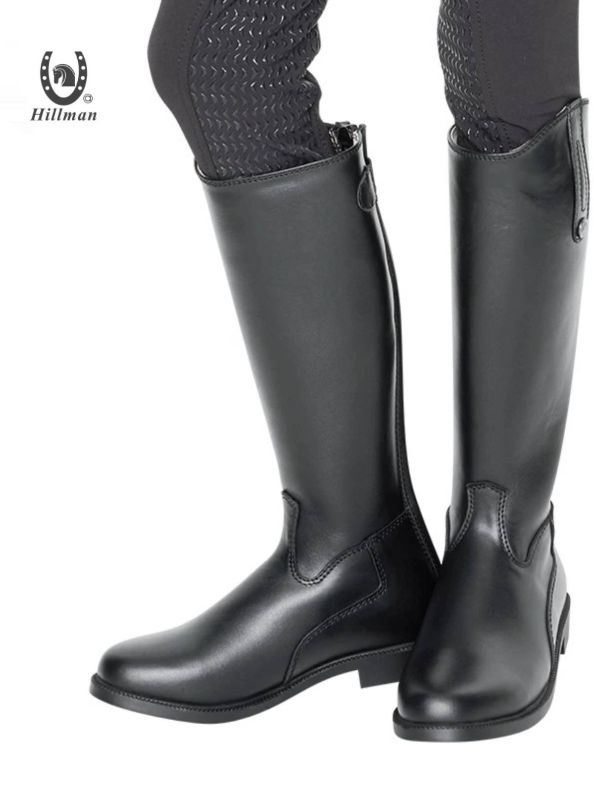 Hillman leather children's equestrian boots equestrian boots children's horse boots boys and girls summer professional boots