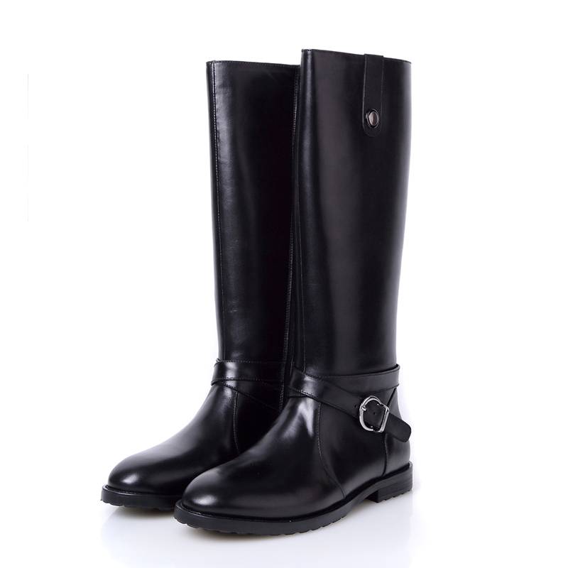 Men's Boots High Boots Winter Thickens Warm Hermond Leather Boot British Fashion High -top Polarit Martin Knight Boots