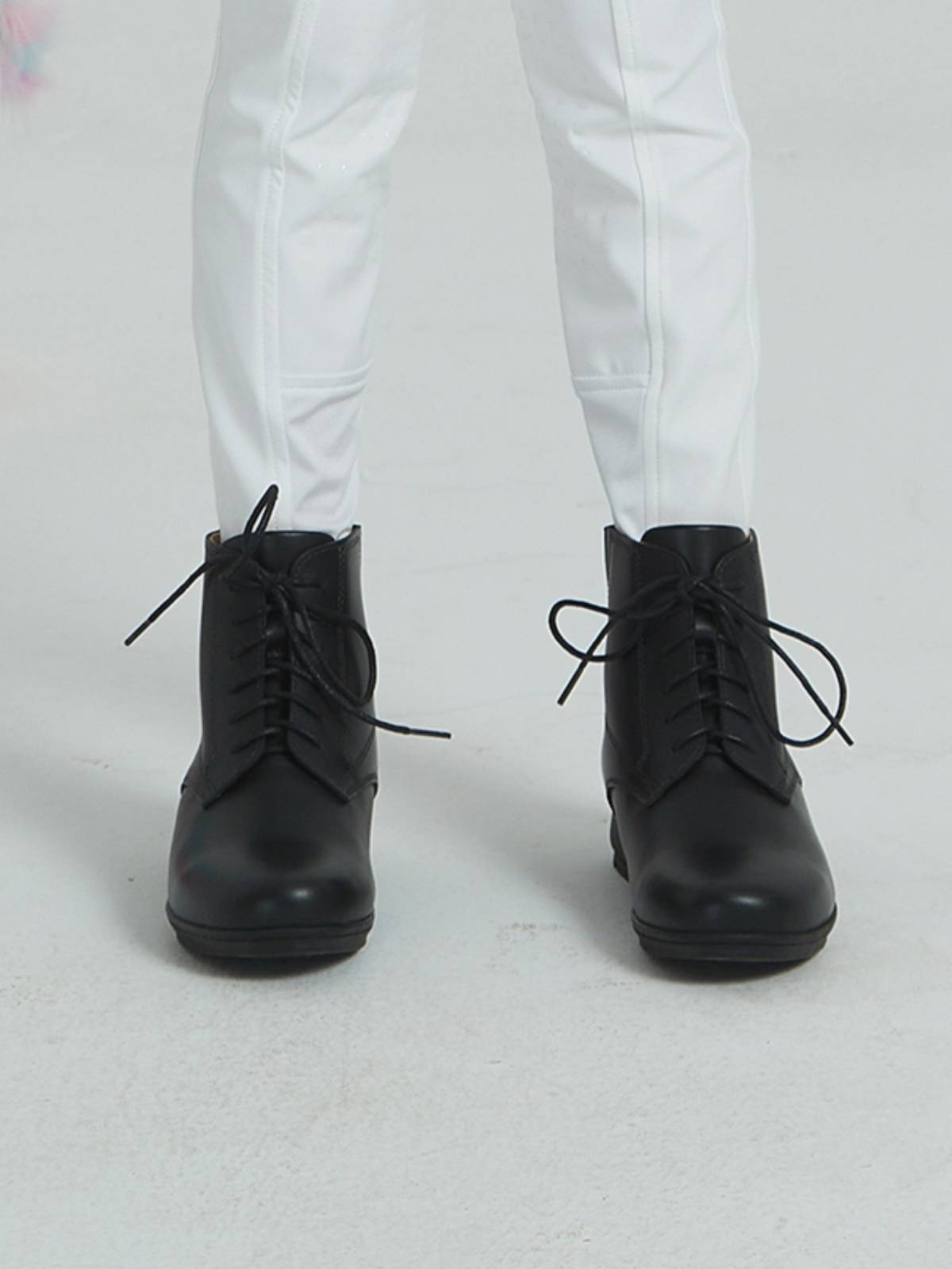 EPONA joint equestrian leather short boots women's front lace -up horse boots leather boots breathable non -slip comfortable