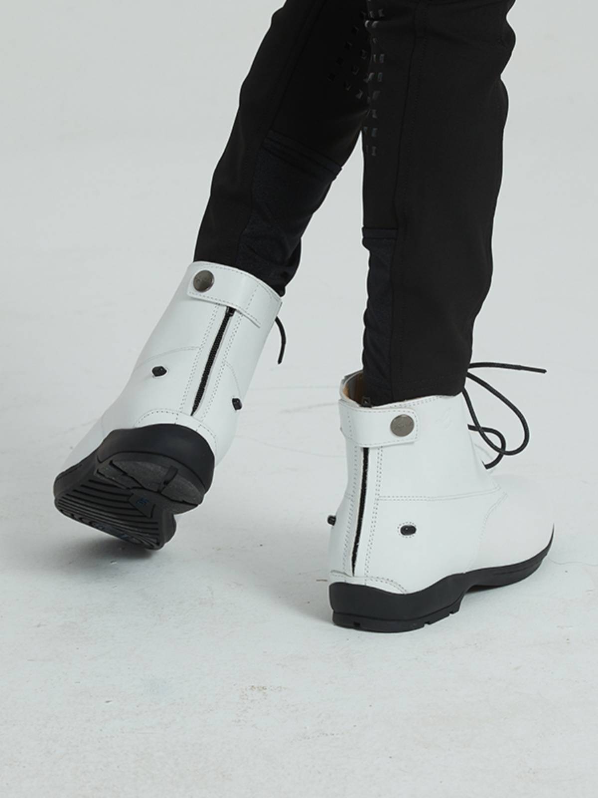 EPONA joint equestrian leather short boots women's front lace -up horse boots leather boots breathable non -slip comfortable